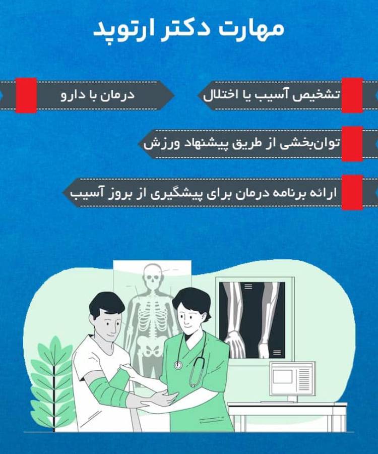 مهارت دکتر ارتوپد 